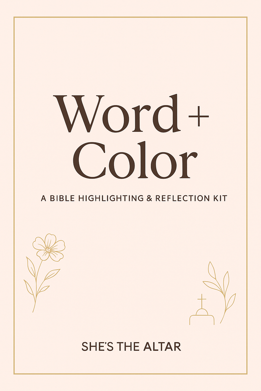 Word + Color: A Bible Highlighting & Reflection Kit (Digital Download)